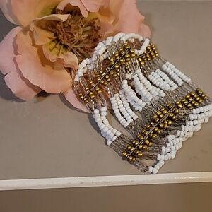 Beaded Cuff Bracelets Multi-Strands